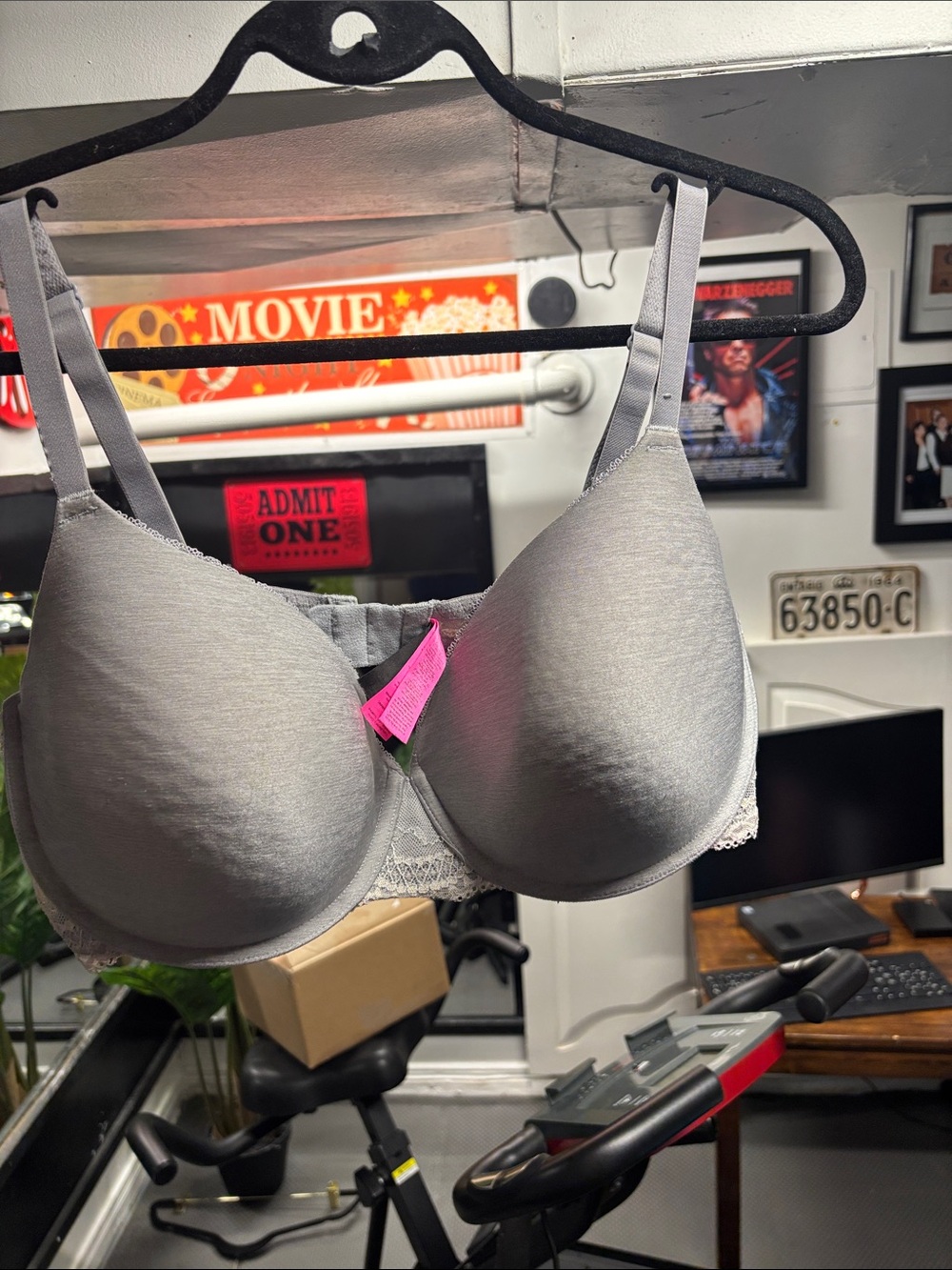 Women’s Light Gray T-Shirt Bra by